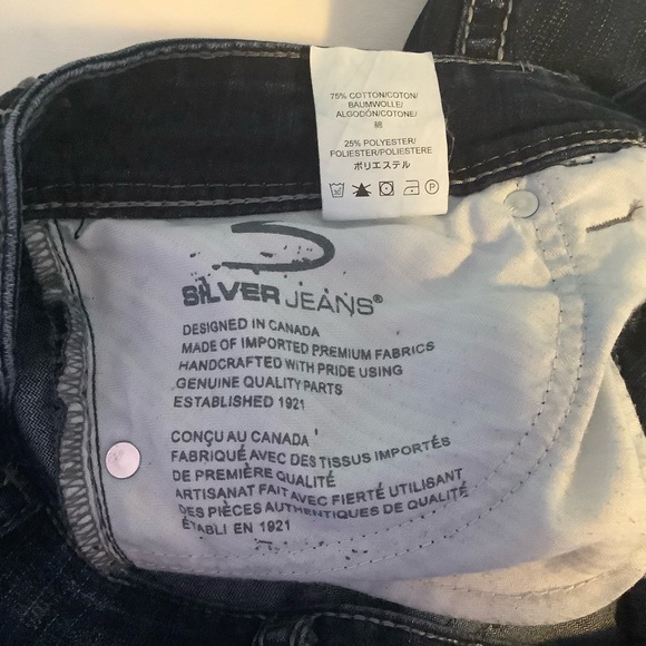 Silver Suki bootcut surplus  size W 33  X  L32 blue - Picture 10 of 11